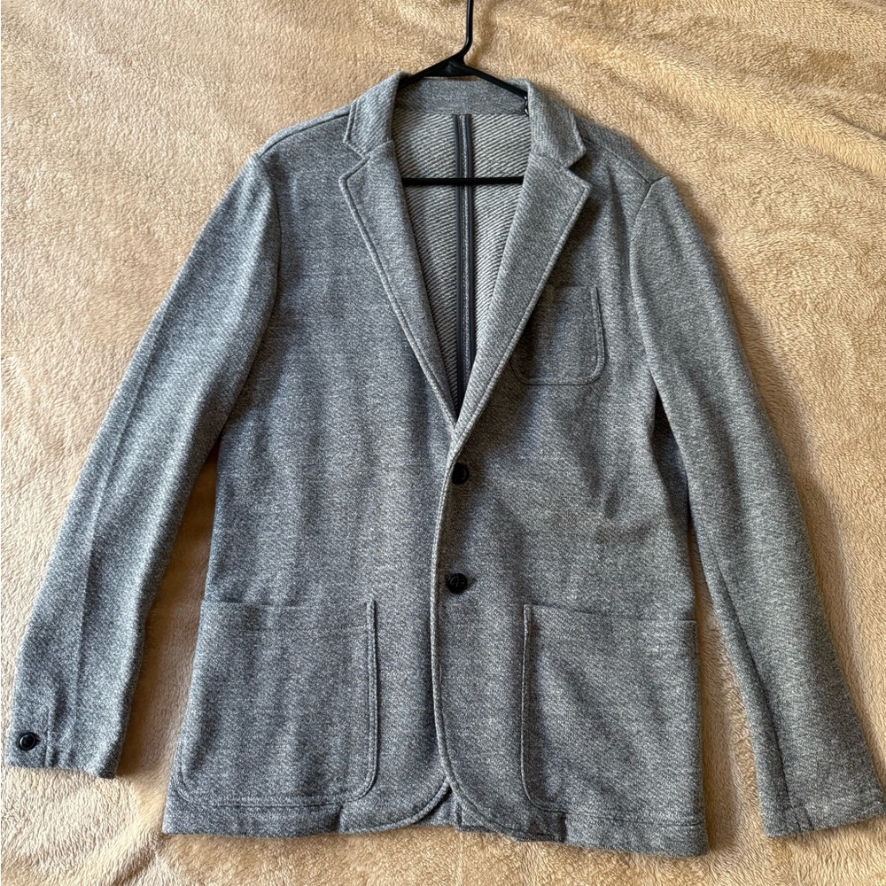 Faherty Inlet Knit Blazer - Grey
